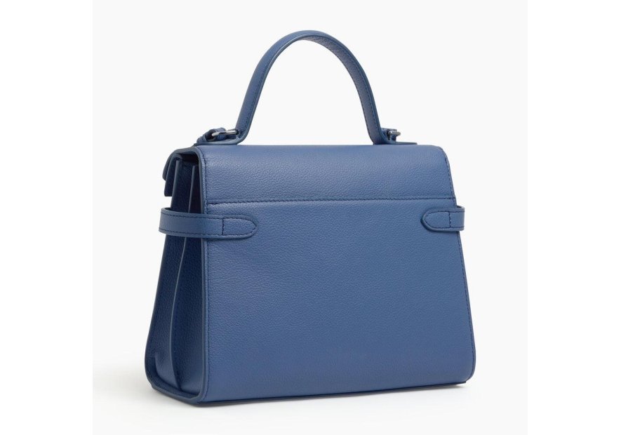 Le Tanneur TEMI1014 - CUIR DE VACHETTE - HO sac à main double rabat taille m Sacs à mains