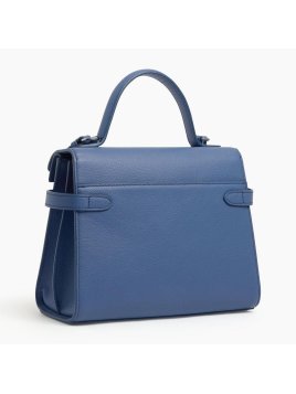 Le Tanneur TEMI1014 - CUIR DE VACHETTE - HO sac à main double rabat taille m Sacs à mains