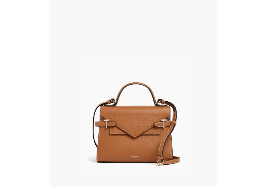 Le Tanneur TEMI1014 sac à main double rabat taille m Sacs à mains