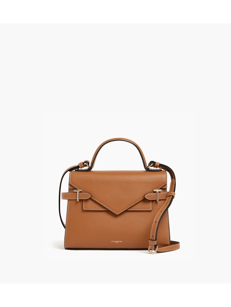 Le Tanneur TEMI1014 - CUIR DE VACHETTE - TA sac à main double rabat taille m Sacs à mains