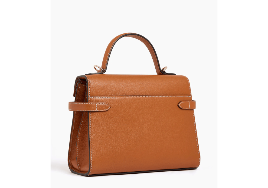 Le Tanneur TEMI1014 - CUIR DE VACHETTE - TA sac à main double rabat taille m Sacs à mains