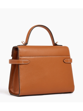 Le Tanneur TEMI1014 - CUIR DE VACHETTE - TA sac à main double rabat taille m Sacs à mains