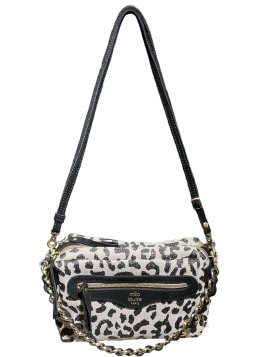 Mila Louise MAMA LP - CUIR DE VACHETTE - NOI mila louise-mama lp-porté travers Sacs à mains