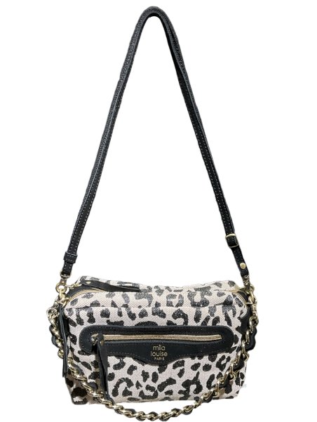 Mila Louise MAMA LP - CUIR DE VACHETTE - NOI mila louise-mama lp-porté travers Sacs à mains