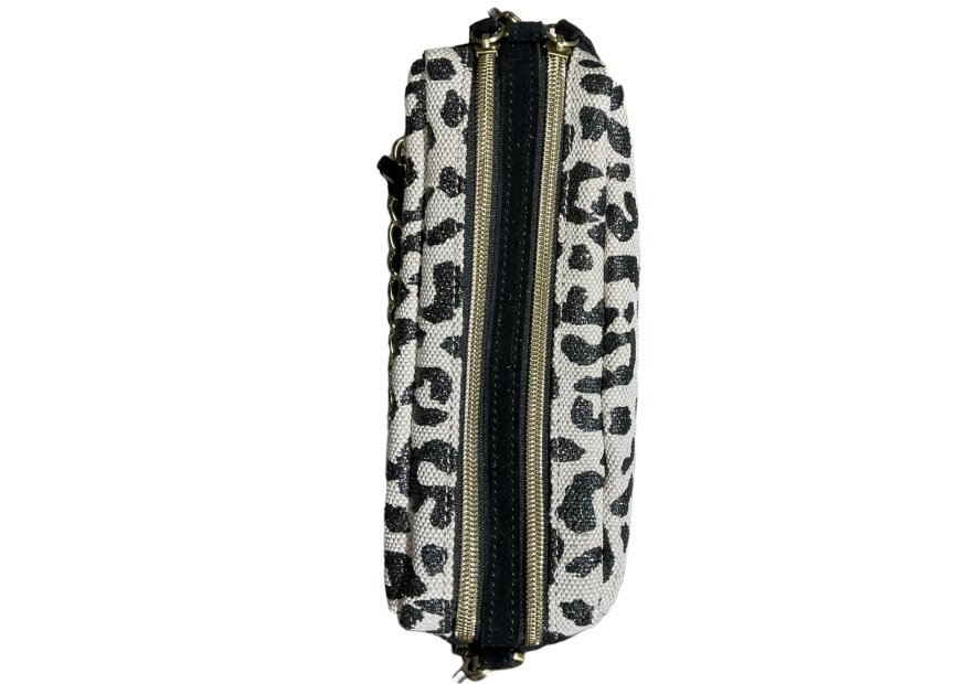 Mila Louise MAMA LP - CUIR DE VACHETTE - NOI mila louise-mama lp-porté travers Sacs à mains