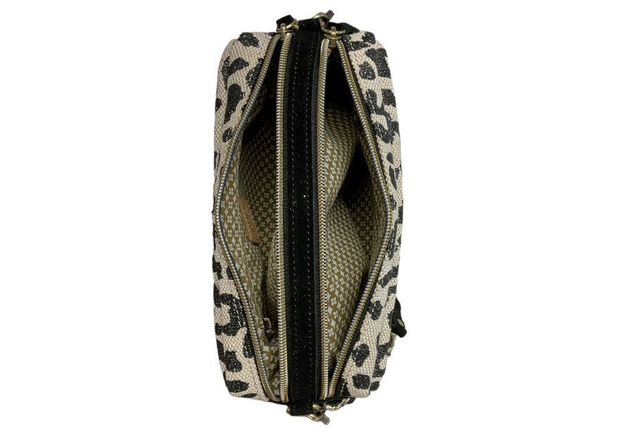 Mila Louise MAMA LP - CUIR DE VACHETTE - NOI mila louise-mama lp-porté travers Sacs à mains