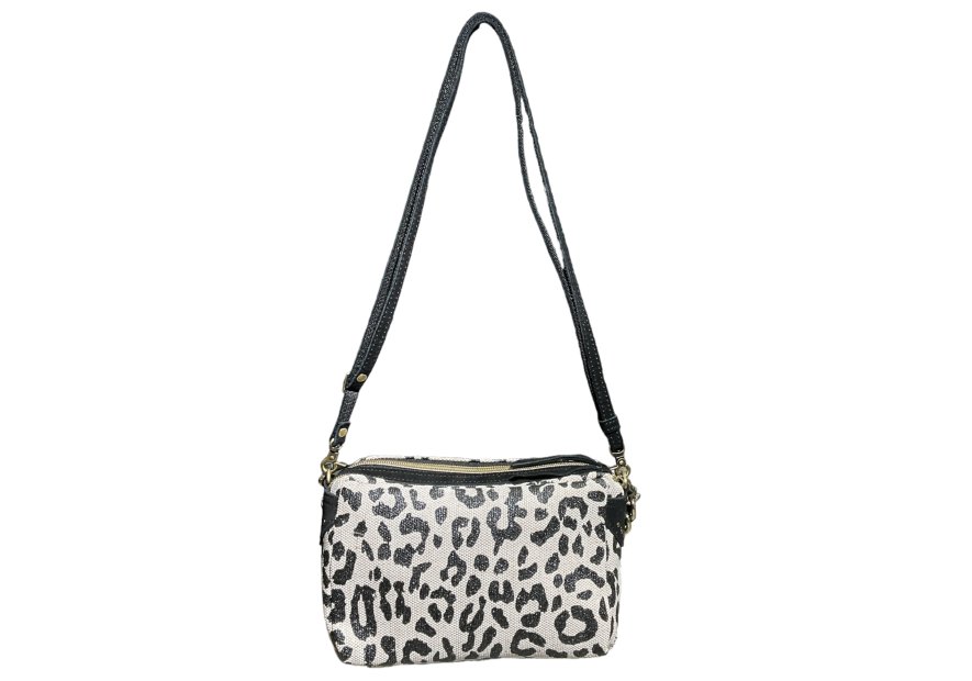 Mila Louise MAMA LP - CUIR DE VACHETTE - NOI mila louise-mama lp-porté travers Sacs à mains