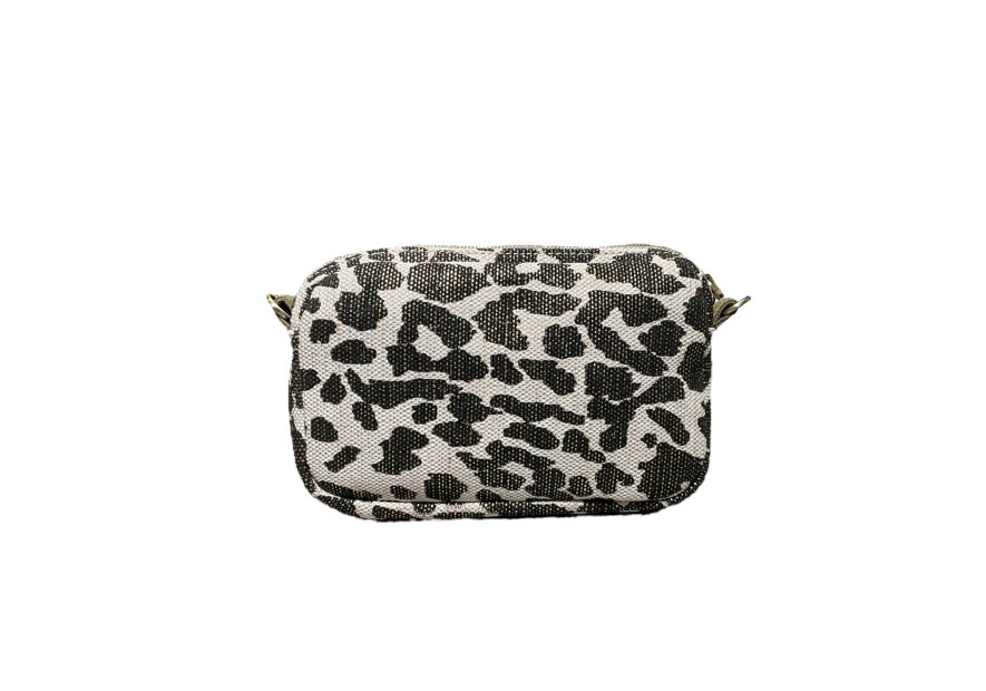 Mila Louise TROTT LP - TOILE/CUIR - KAKI pochette trott lp Sacs à mains