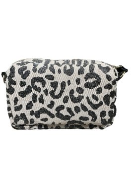 Mila Louise TROTT LP - TOILE/CUIR - NOIR pochette trott lp Sacs à mains