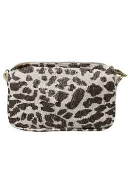 Mila Louise TROTT LP - TOILE/CUIR - GOLD pochette trott lp Sacs à mains