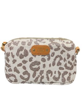 Mila Louise TROTT LP - TOILE/CUIR - CAMEL pochette trott lp Sacs à mains