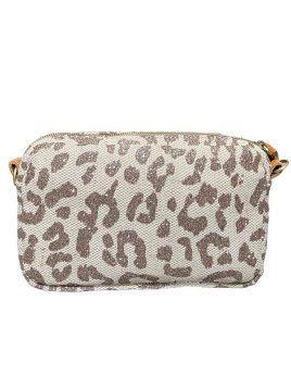 Mila Louise TROTT LP - TOILE/CUIR - CAMEL pochette trott lp Sacs à mains