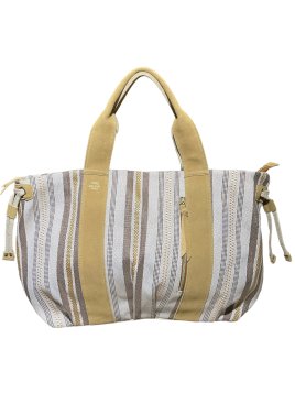 Mila Louise PRUDYA RAY - TOILE/CUIR - GOLD mila louise-prudya ray-cabas shopping