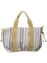 Mila Louise PRUDYA RAY - TOILE/CUIR - GOLD mila louise-prudya ray-cabas sac-a-main-shopping-toile-ou-cuir