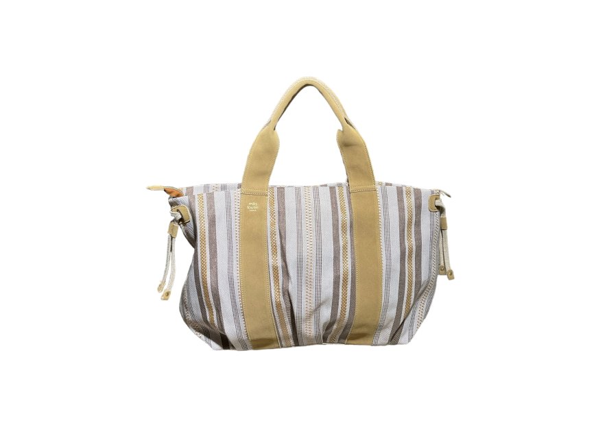Mila Louise PRUDYA RAY - TOILE/CUIR - GOLD mila louise-prudya ray-cabas shopping