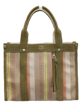 Mila Louise PRUDEA RAY - TOILE/CUIR - KAKI mila louise-prudea ray-cabas pm Sacs à mains