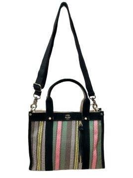 Mila Louise PRUDEA RAY - TOILE/CUIR - NOIR mila louise-prudea ray-cabas pm Sacs à mains