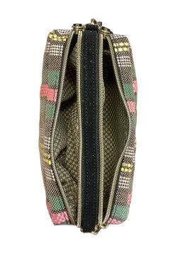 Mila Louise MAMA RAY - TOILE/CUIR - NOIR mila louise-mama ray-porté travers Sacs à mains