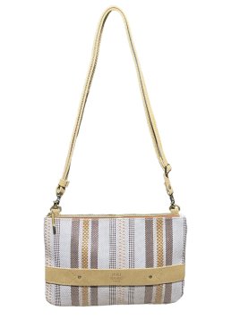 Mila Louise NINA RAY - TOILE/CUIR - GOLD mila louise-nina ray-pochette Sacs à mains