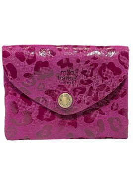 Mila Louise MONYX GP - TOILE/CUIR - CASSIS mila louise-monyx gp-porte carte pmpb