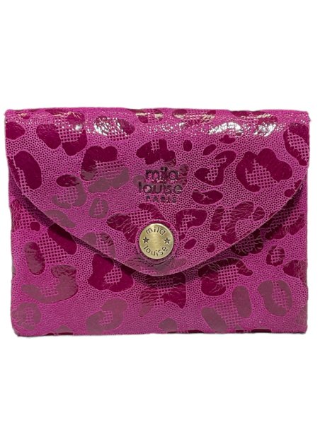 Mila Louise MONYX GP - TOILE/CUIR - CASSIS mila louise-monyx gp-porte carte pmpb