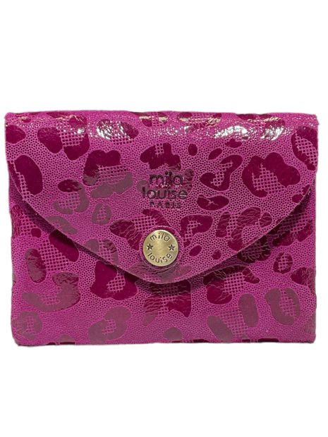 Mila Louise MONYX GP - TOILE/CUIR - CASSIS mila louise-monyx gp-porte carte pmpb