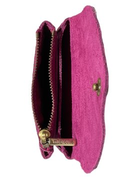 Mila Louise MONYX GP - TOILE/CUIR - CASSIS mila louise-monyx gp-porte carte pmpb