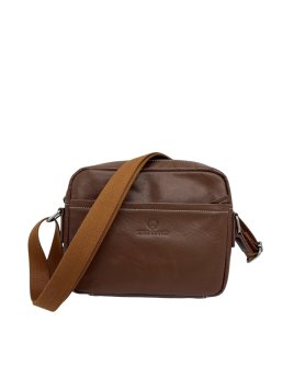 Serge Blanco MAR41008 - CUIR DE VACHETTE - CO blanco - marfa - mini reporter sac h zip