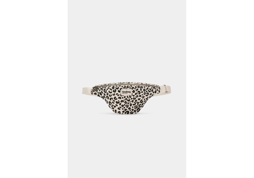 hindbag OLIVIA - COTON BIO - LEOPARD ECR sac banane hindbag olivia Sacs à mains