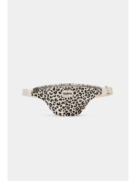 hindbag OLIVIA - COTON BIO - LEOPARD ECR sac banane hindbag olivia sacs-a-mains