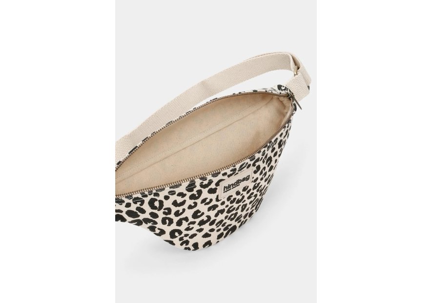 hindbag OLIVIA - COTON BIO - LEOPARD ECR sac banane hindbag olivia Sacs à mains
