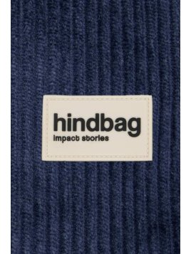 hindbag OLIVIA - COTON BIO - VELOUR MARI sac banane hindbag olivia Sacs à mains