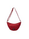 hindbag ANDREA - COTON BIO - TERACOTTA sac bandoulière demi lune andrea hindbag sacs-a-mains