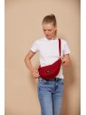 hindbag ANDREA - COTON BIO - TERACOTTA sac bandoulière demi lune andrea hindbag sacs-a-mains