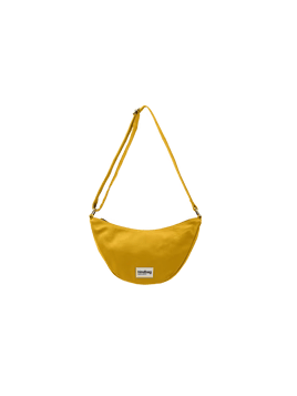 hindbag ANDREA - COTON BIO - SAFRAN sac bandoulière demi lune andrea hindbag Sacs à mains