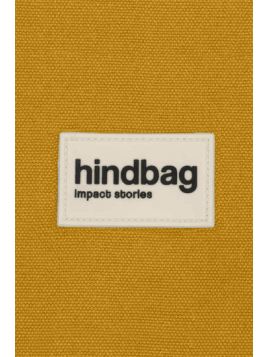 hindbag ANDREA - COTON BIO - SAFRAN sac bandoulière demi lune andrea hindbag Sacs à mains