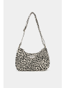 hindbag ANDREA - COTON BIO - LEOPARD ECR sac bandoulière demi lune andrea hindbag sacs-a-mains