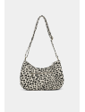 hindbag ANDREA - COTON BIO - LEOPARD ECR sac bandoulière demi lune andrea hindbag sacs-a-mains
