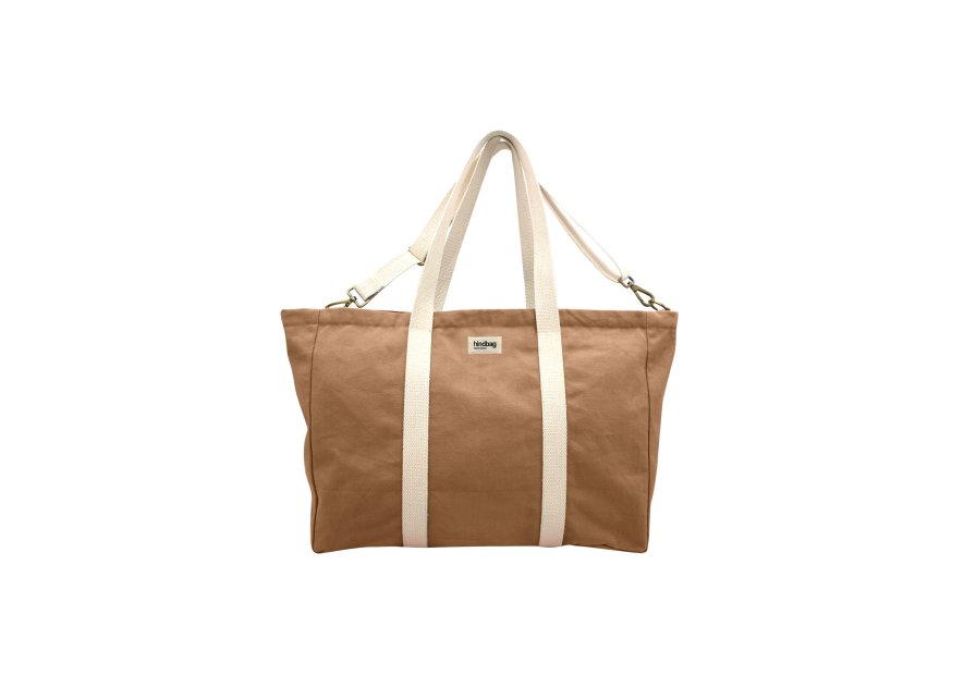 hindbag JEAN - COTON BIO - CANNELLE sac week-end jean Sacs de voyage