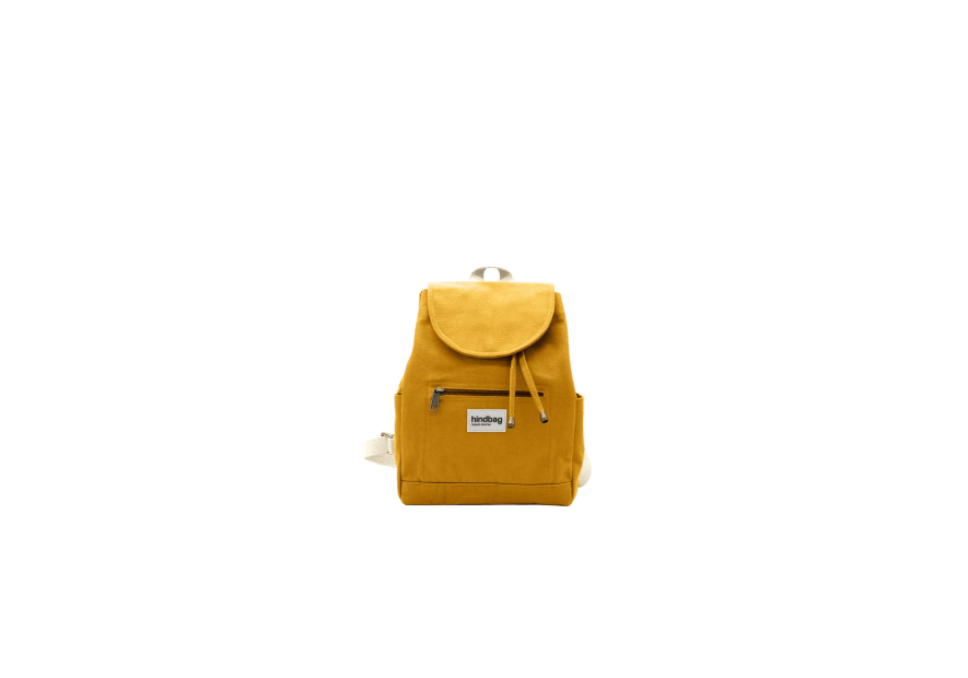 hindbag MINI ELIOT - COTON BIO - SAFRAN sac à dos eliot Loisirs