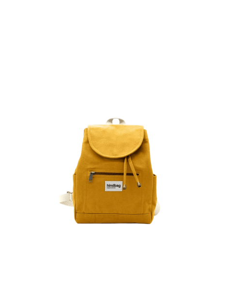 hindbag MINI ELIOT - COTON BIO - SAFRAN sac à dos eliot loisirs