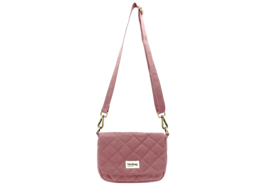 hindbag MARGAULT - COTON BIO - BLUSH sac à rabat margault Sacs à mains