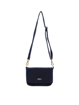 hindbag MARGAULT - LAINE - MARINE sac à rabat margault Sacs à mains