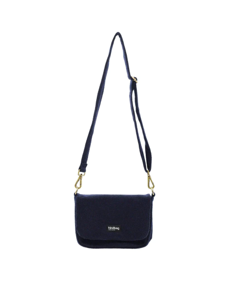 hindbag MARGAULT - LAINE - MARINE sac à rabat margault Sacs à mains