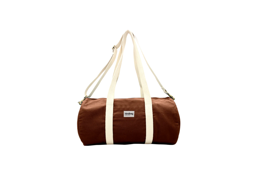 hindbag SIMON - COTON BIO - CHOCOLAT sac polochon simon Sacs de voyage