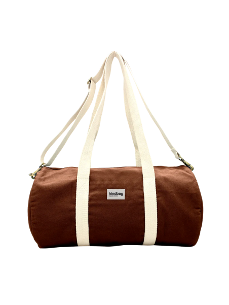 hindbag SIMON - COTON BIO - CHOCOLAT sac polochon simon Sacs de voyage