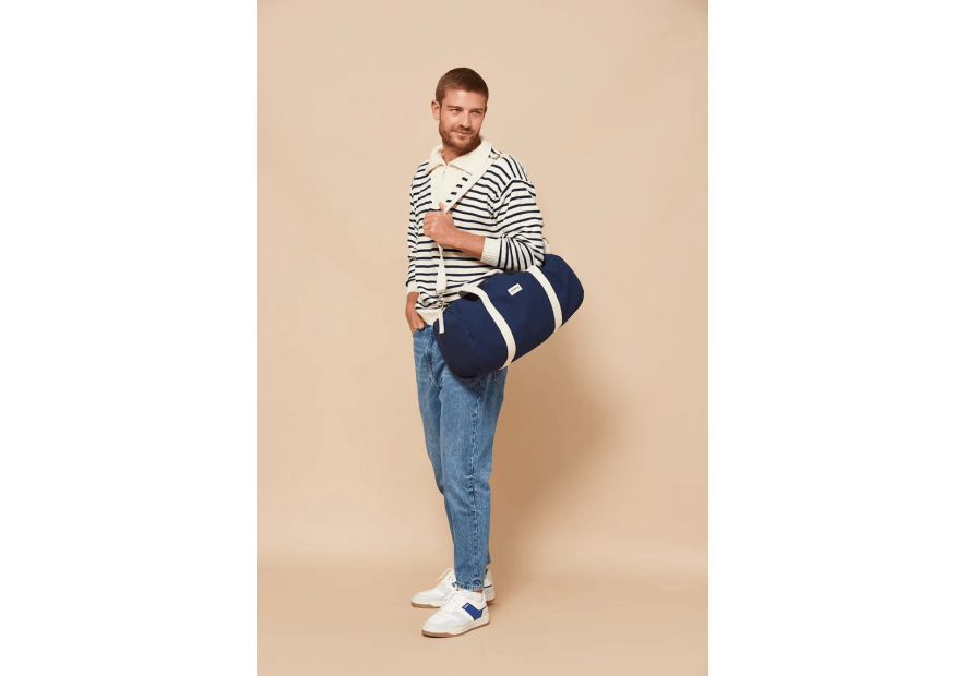 hindbag SIMON - COTON BIO - NAVY sac polochon simon Sacs de voyage