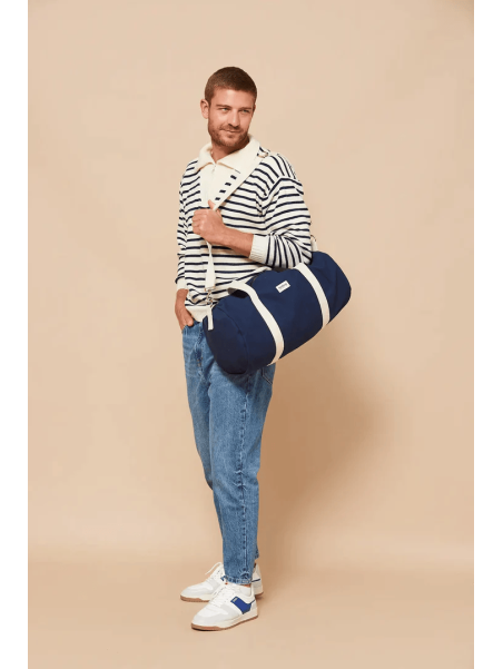 hindbag SIMON - COTON BIO - NAVY sac polochon simon Sacs de voyage