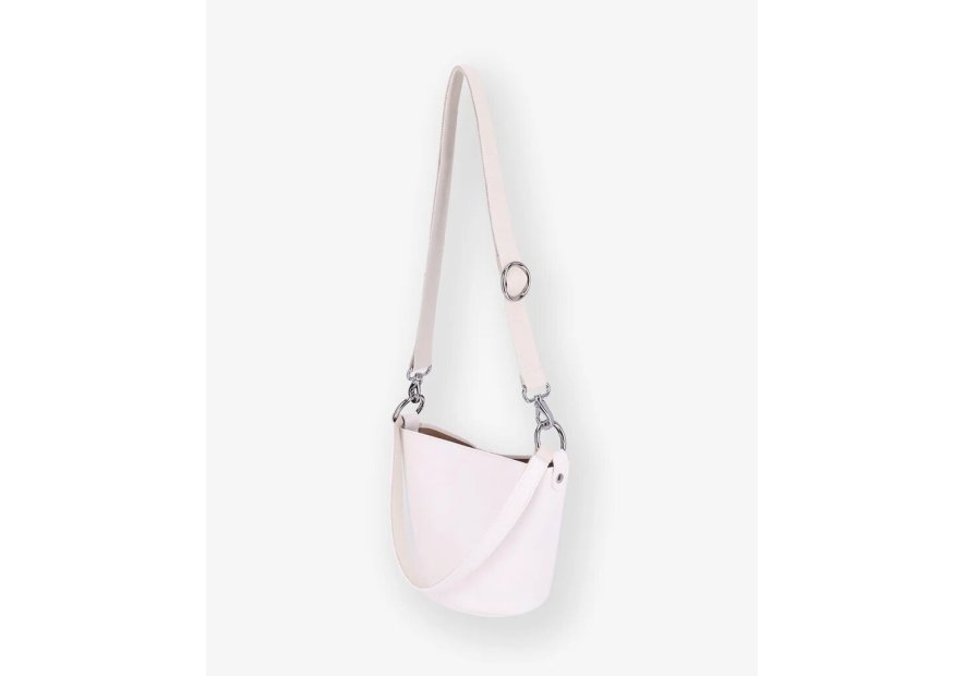 Les Ateliers Foures B118 - CUIR DE VACHETTE - CRAIE foures-milo-porté travers Sacs à mains