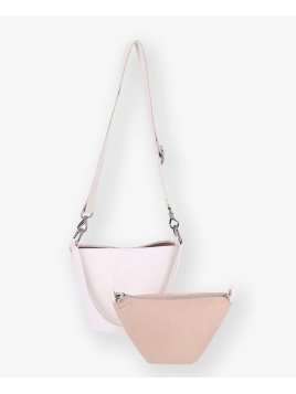 Les Ateliers Foures B118 - CUIR DE VACHETTE - CRAIE foures-milo-porté travers Sacs à mains